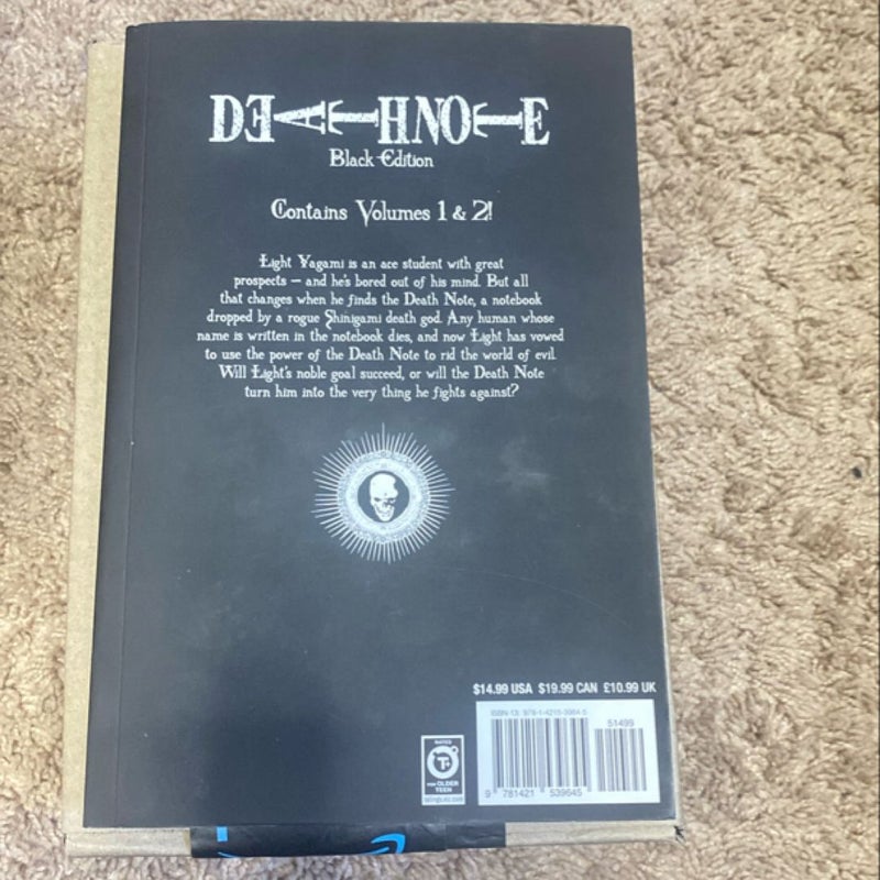 Death Note Black Edition, Vol. 1, 2, & 3