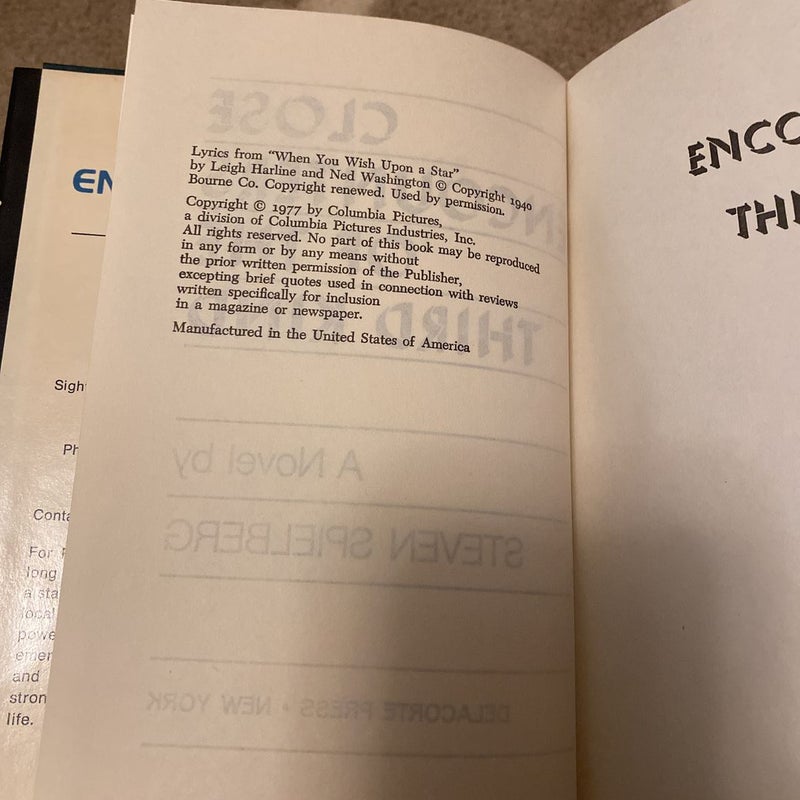 Close Encounters of the Third Kind First Edition