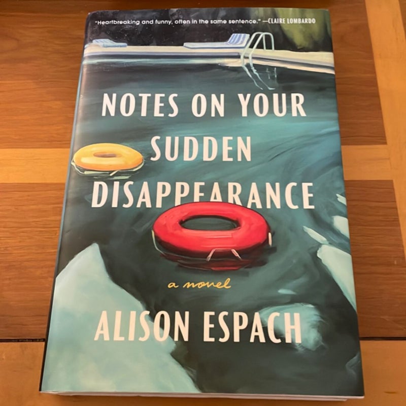 Notes on Your Sudden Disappearance