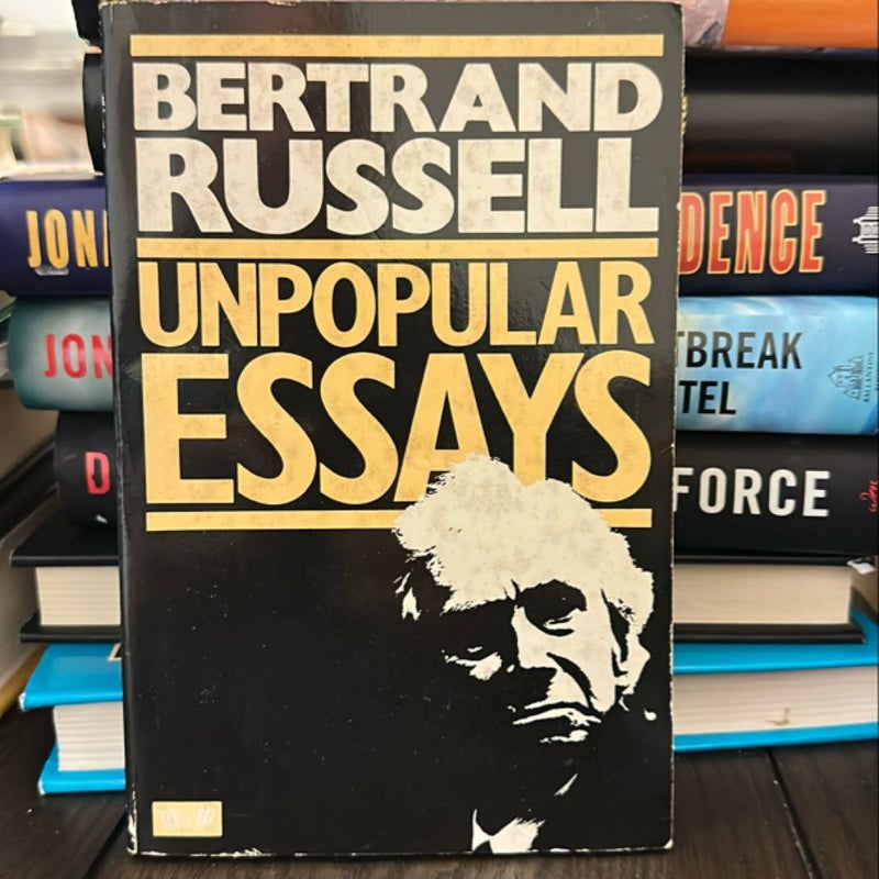 Unpopular Essays