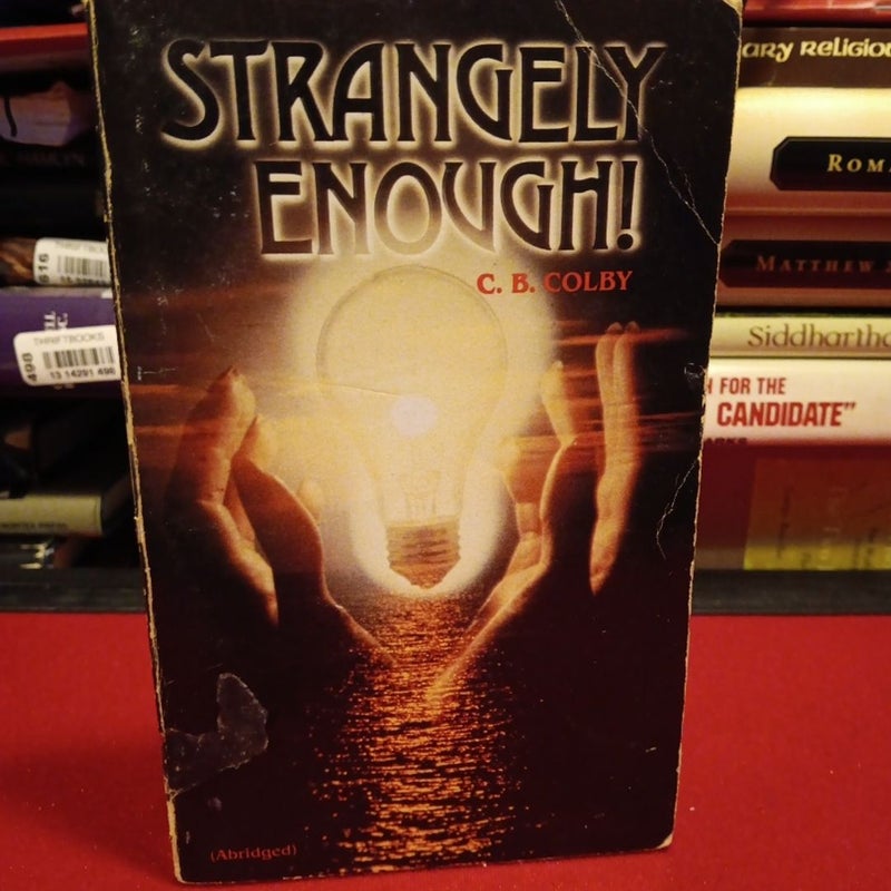 Strangley Enough! Vintage paperback 