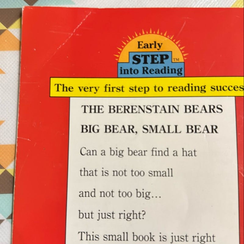 The Berenstain Bears' Big Bear, Small Bear