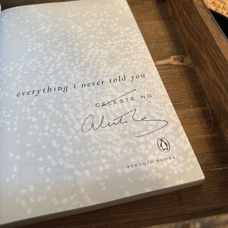 SIGNED Everything I Never Told You