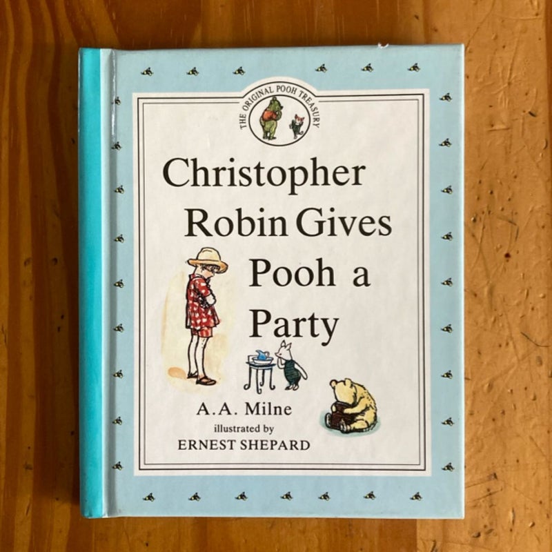 Christopher Robin Gives Pooh a Party Storybook