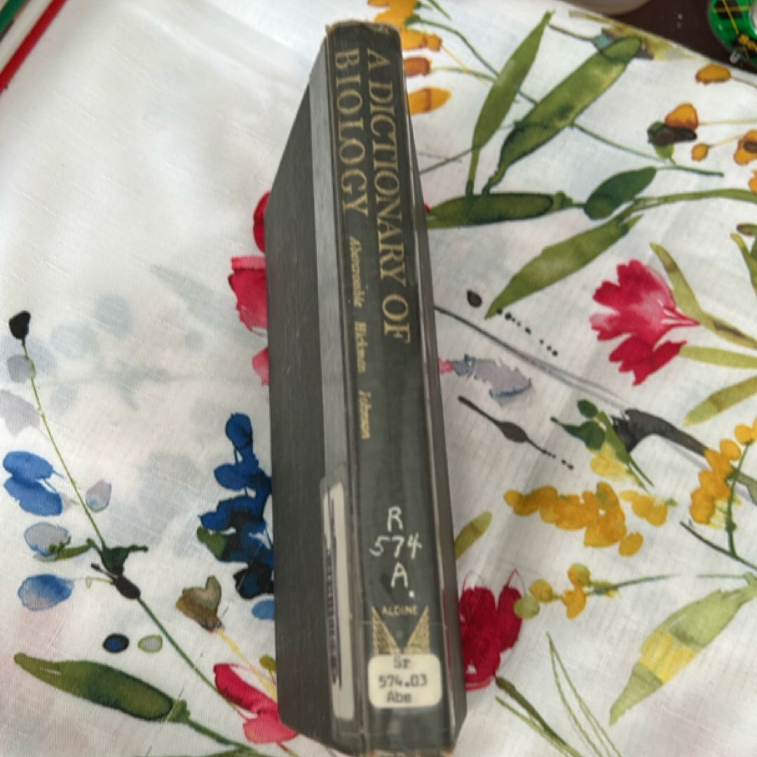 A Dictionary Of Biology