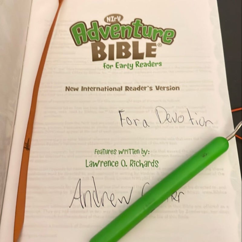 Adventure Bible for Early Readers