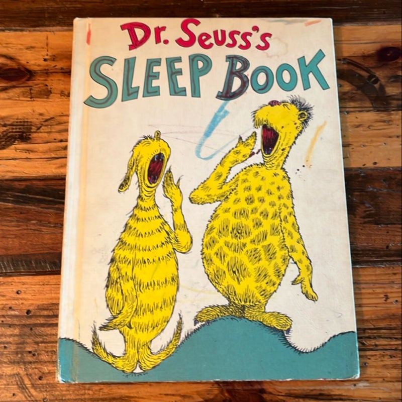 Dr. Seuss's Sleep Book 1962 First 1st Edition Random House BCE HC