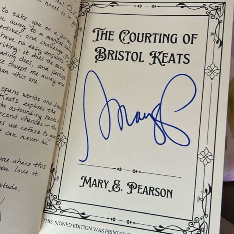 The Courting of Bristol Keats (signed Owlcrate edition) by ,