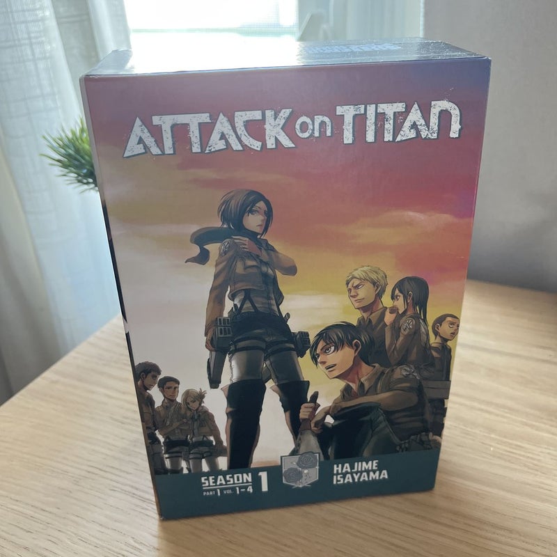 Attack on Titan Season 1 Part 1 Manga Box Set (Attack