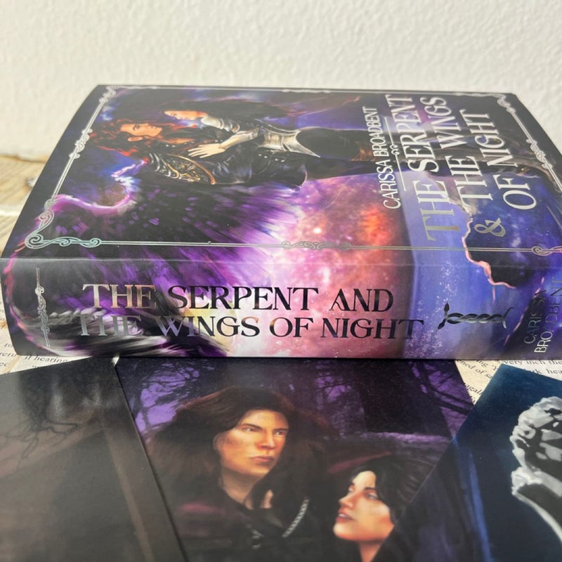 Iridescent Fairytale Serpent and the Wings of Night book box