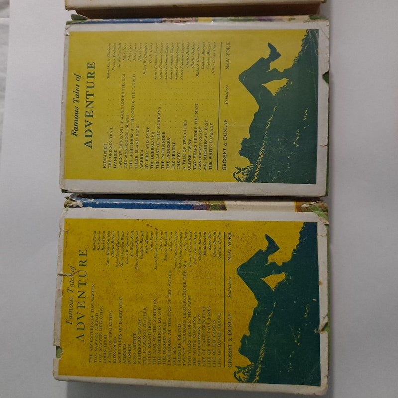 Tom Sawyer hardcovers 1922 1924 w sleeves 3 books