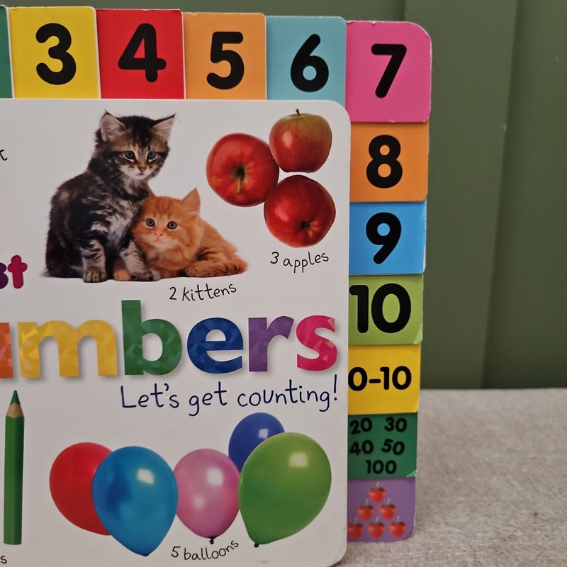 Tabbed Board Books: My First Numbers