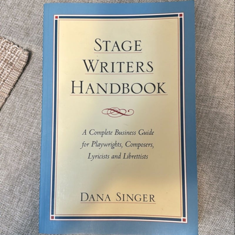 Stage Writers Handbook