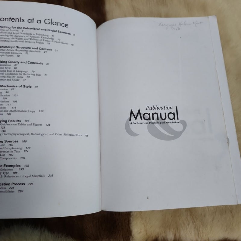 Publication Manual of the American Psychological Association