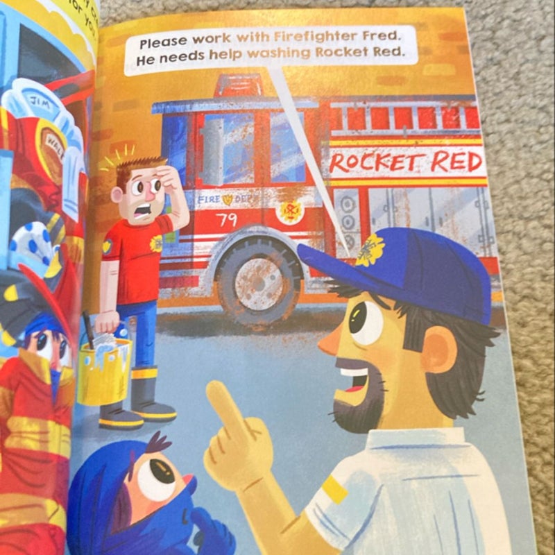 Ninja at the Firehouse (Moby Shinobi: Scholastic Reader, Level 1)