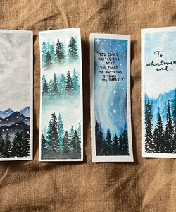 Watercolor Bookmarks 
