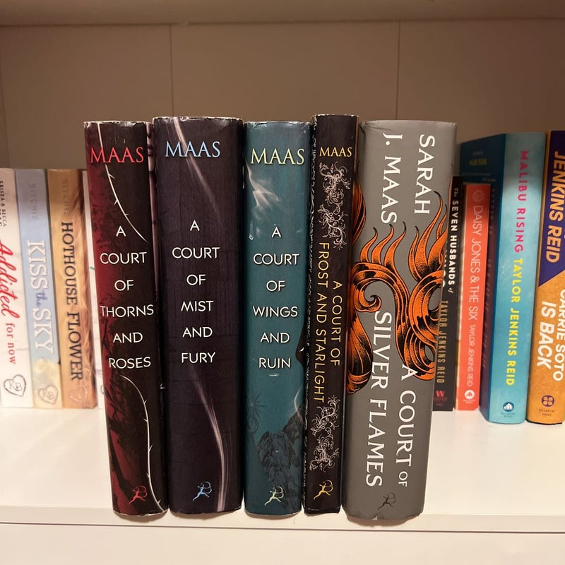 A Court of Thorns and Roses Box Set ORIGINAL OUT OF PRINT COVERS