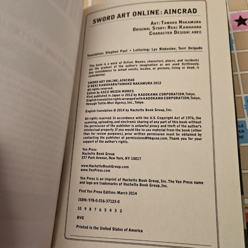 Sword Art Online: Aincrad (manga)