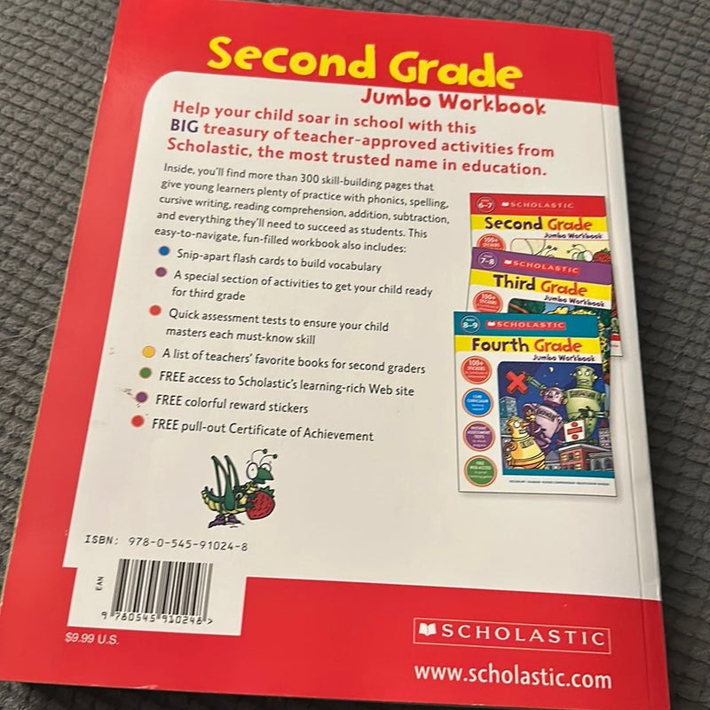 Scholastic Second Grade Jumbo Workbook