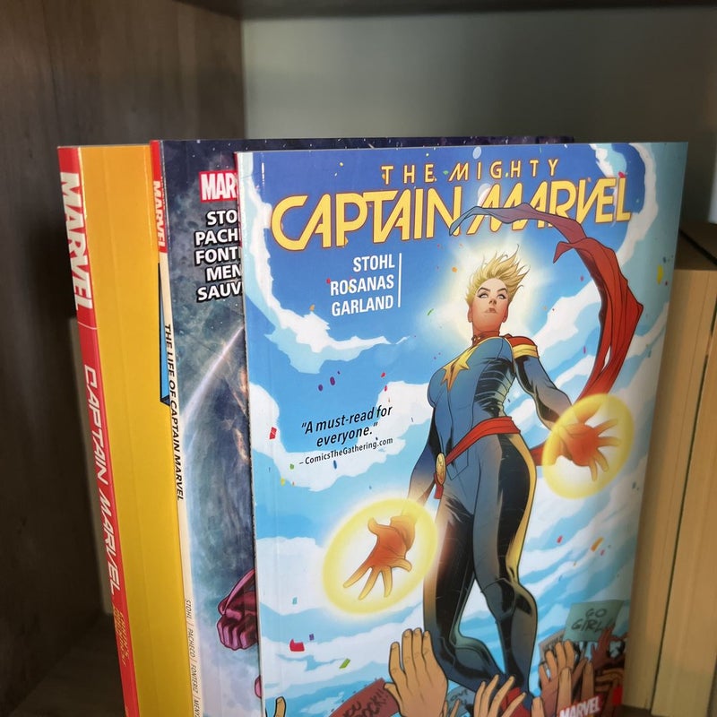 Captain Marvel Collection of 3 Books