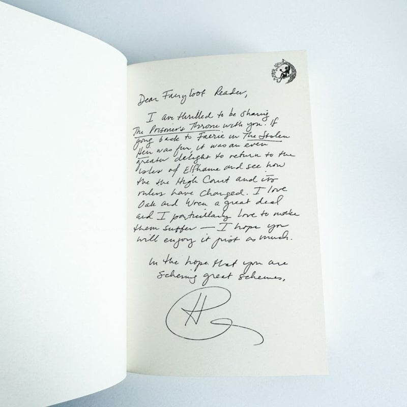 The Stolen Heir and The Prisoner’s Throne Folk of the Air (Fairyloot Exclusive Editions)