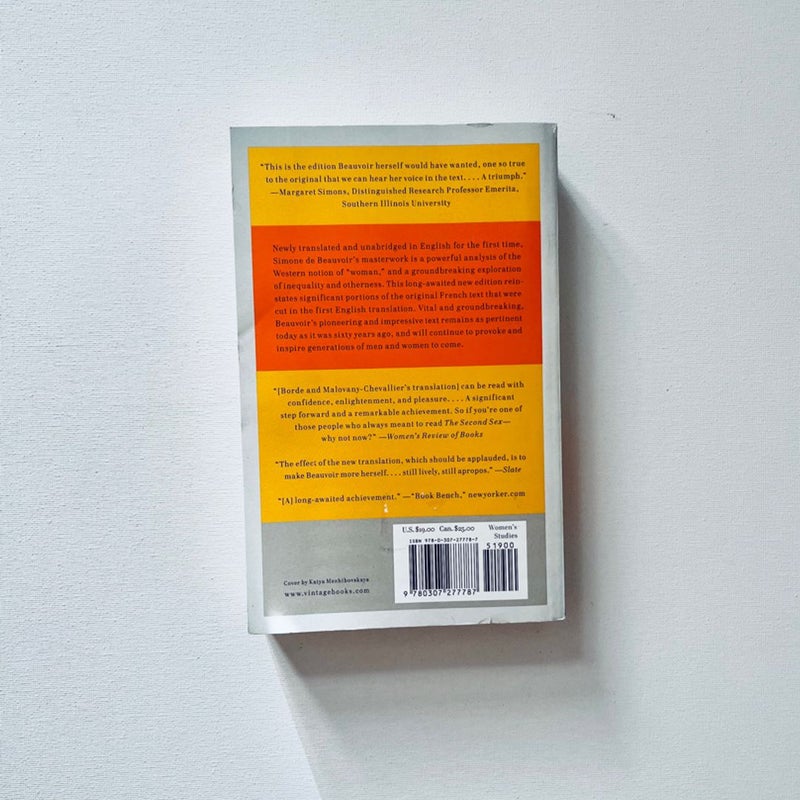 The Second Sex: Unabridged Version 2011 Vintage Books