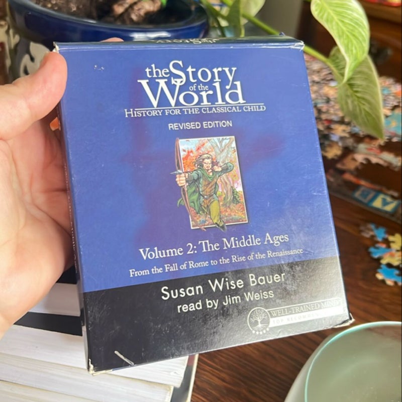 Story of the World Books 1-4 PLUS Volume 2 CD set  