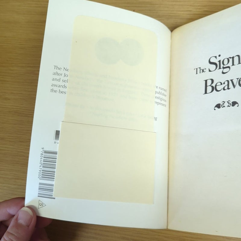 The Sign of the Beaver