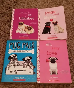 Sit, Stay, Love, Pugs and Kisses, Pugs in a Blanket, Pug Pals