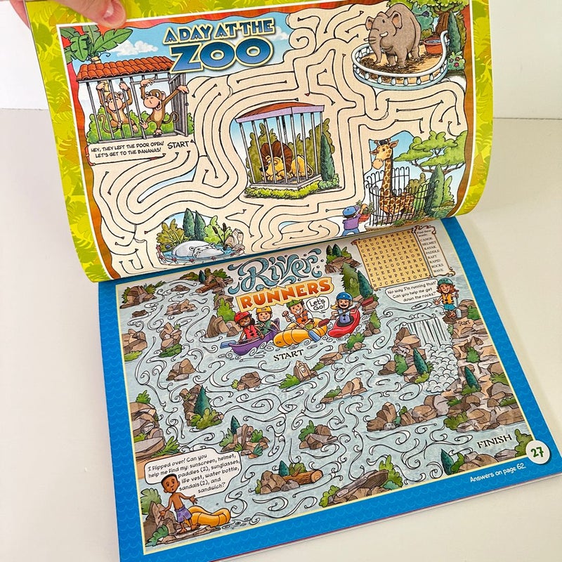 Active Minds Stupendous Travel Activity Book and Stickers