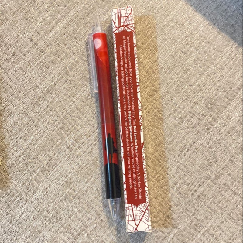 Red London Pen