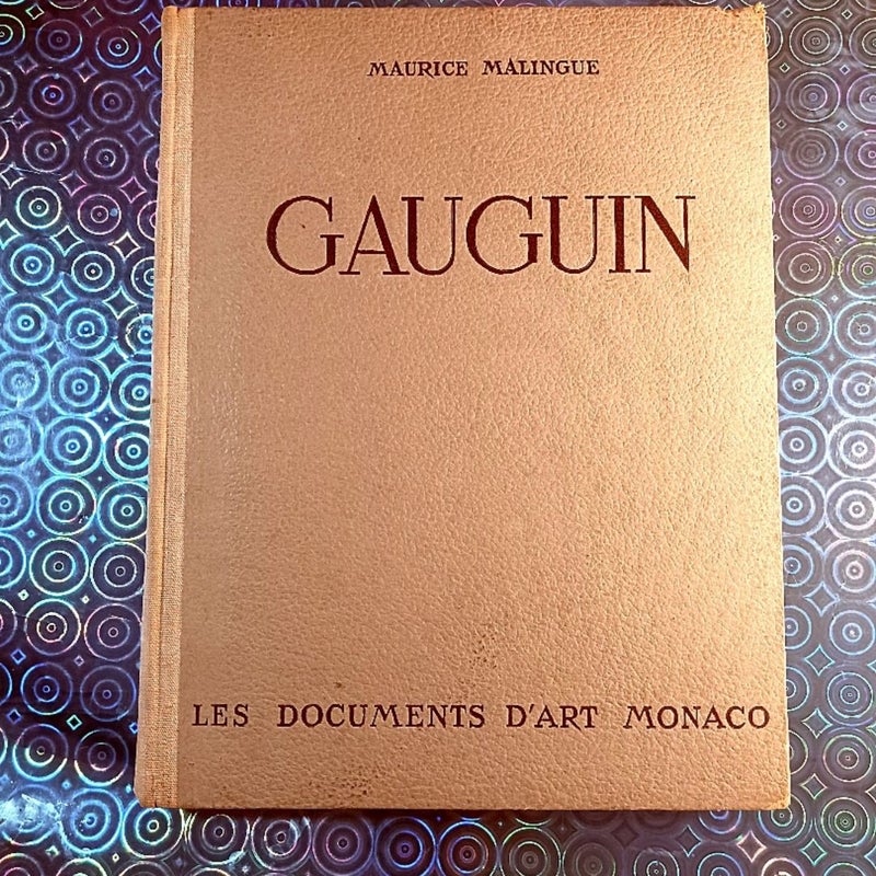 GAUGUIN (Les Documents D'art Monaco) 1943
