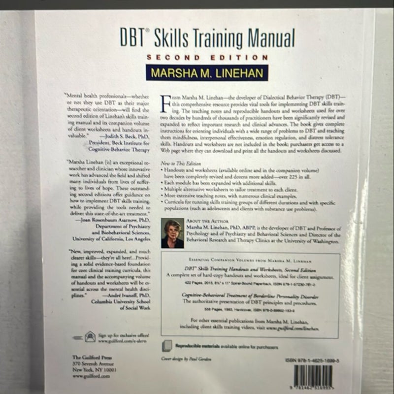 DBT Skills Training Manual, Second Edition