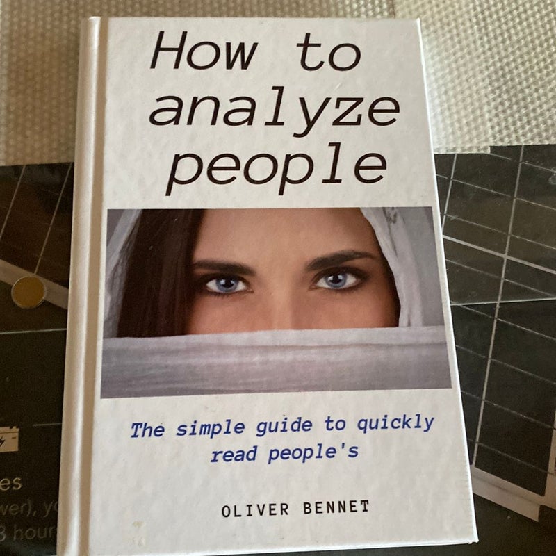 How to analyze people 