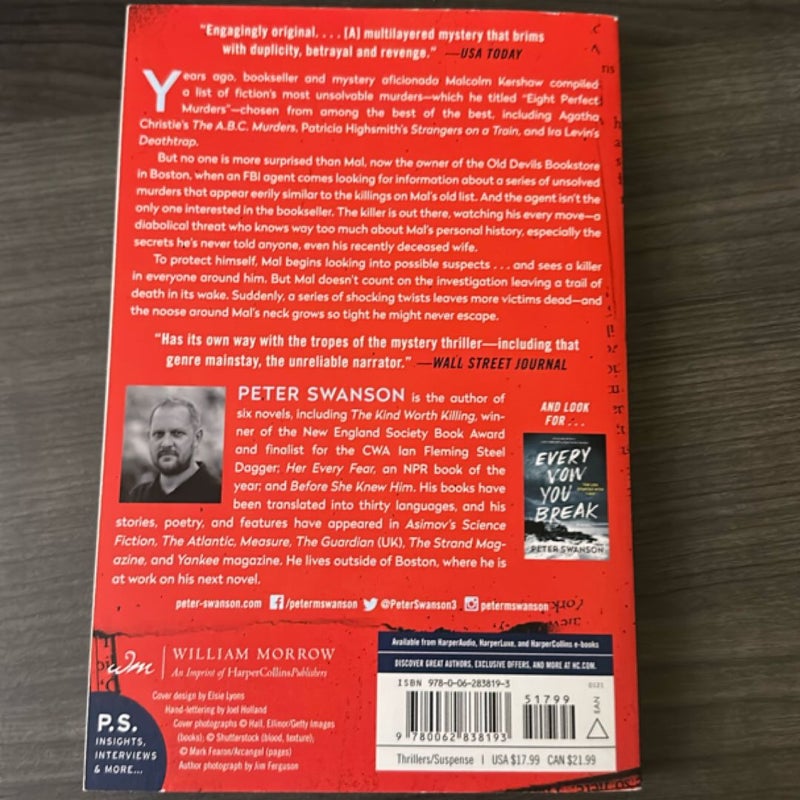 Eight Perfect Murders