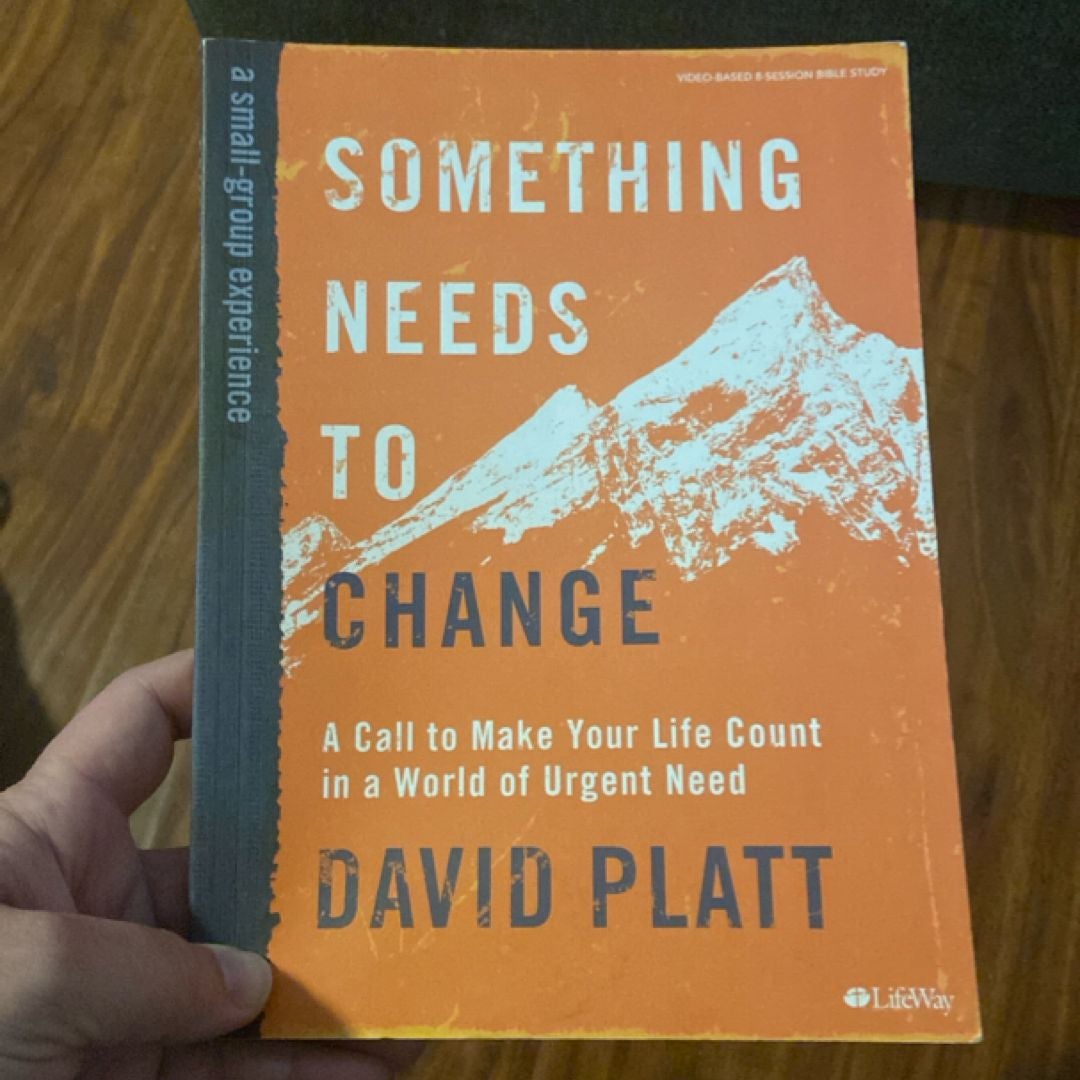 Something Needs to Change - Bible study guide