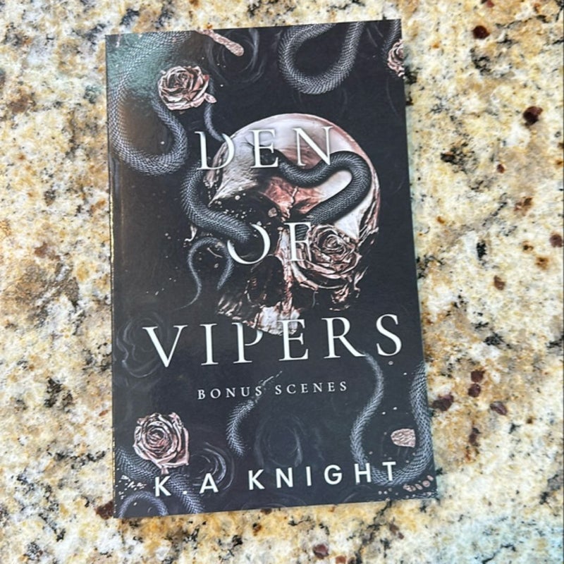 Den of hotsell Vipers Bonus book