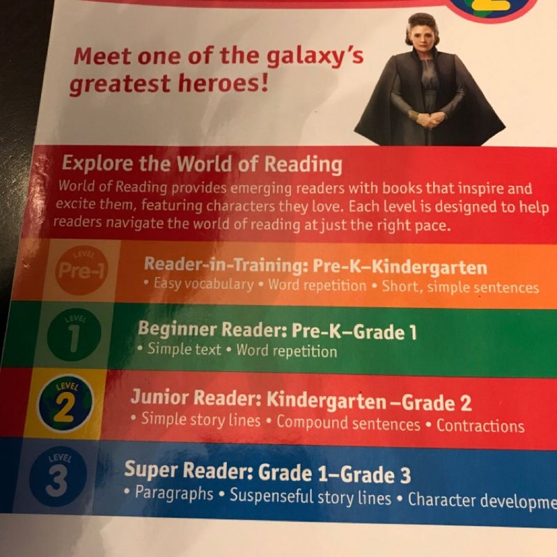 World of Reading Journey to Star Wars: the Last Jedi: a Leader Named Leia (Level 2 Reader)