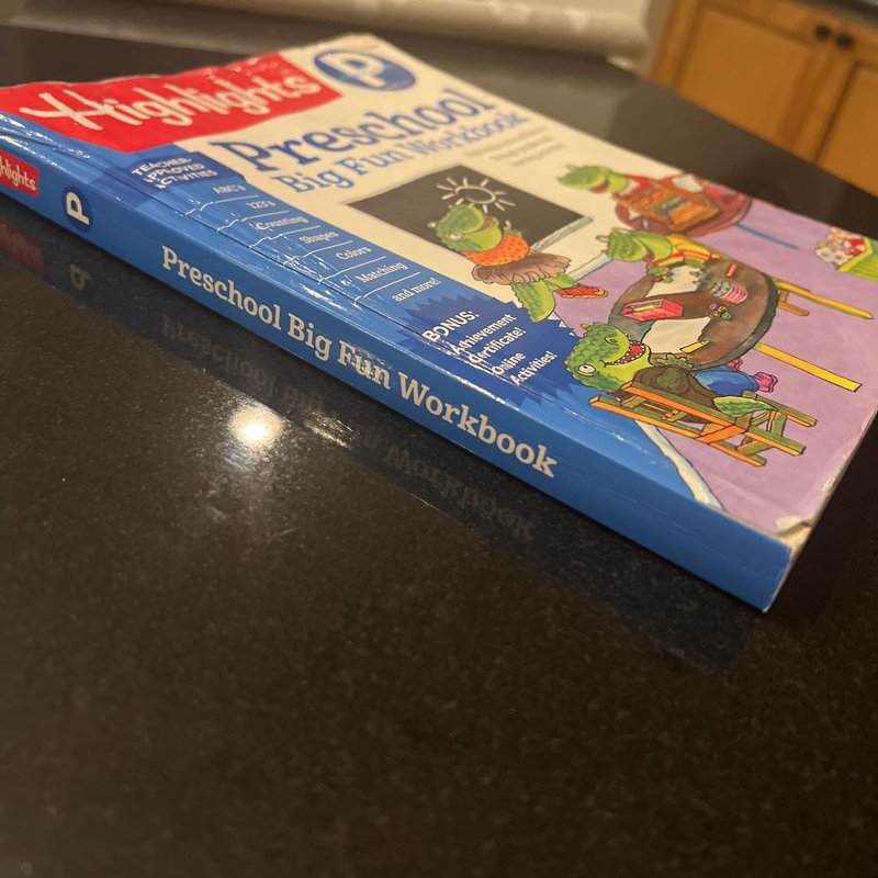 Preschool Big Fun Workbook by Highlights Learning