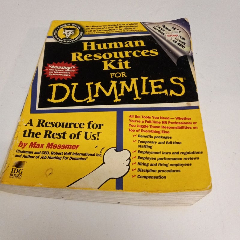 Human Resources Kit for Dummies®