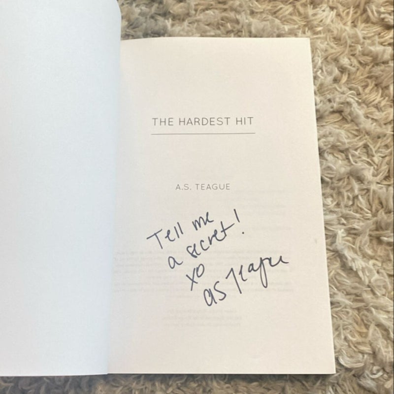 The Hardest Hit (Signed)