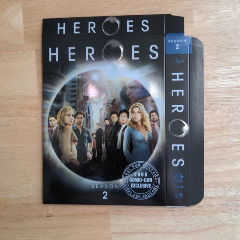 Heroes - Comic-Con Exclusive Season 2 DVD Slipcase 