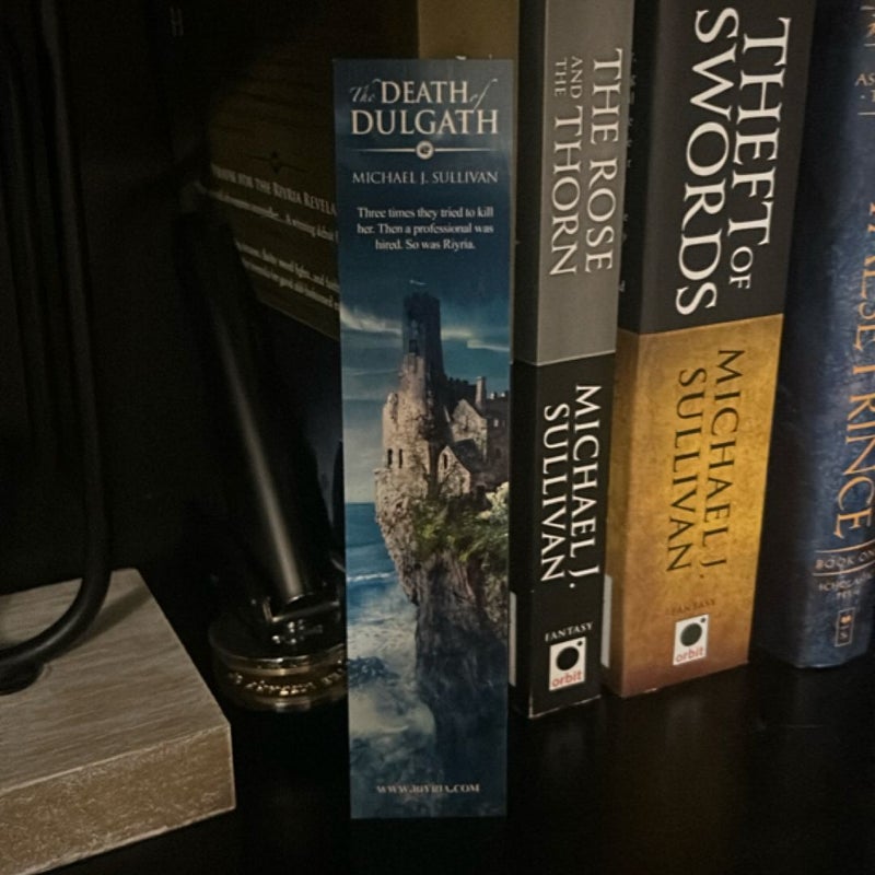 The Death of Dulgath HAND SIGNED WITH BOOKMARK