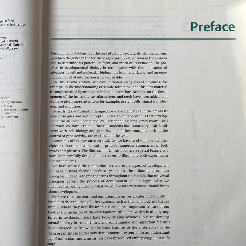 Principles of Development