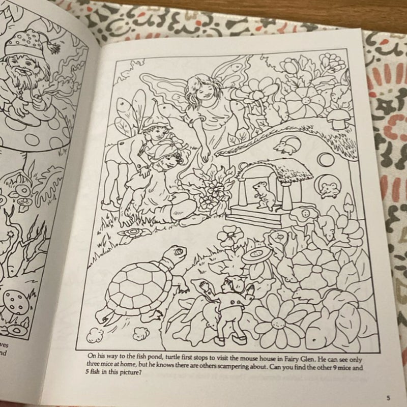 Hidden Picture Puzzle Coloring Book