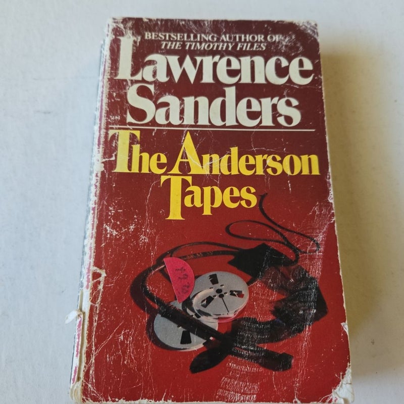 The Anderson Tapes Paperback novel super criminals 