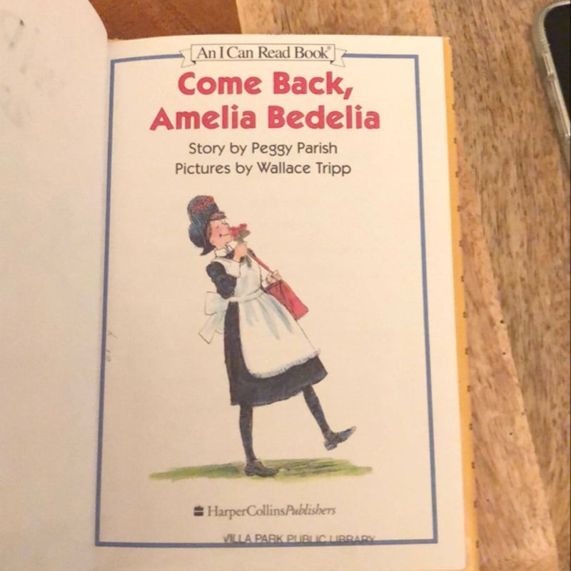 Come Back, Amelia Bedelia