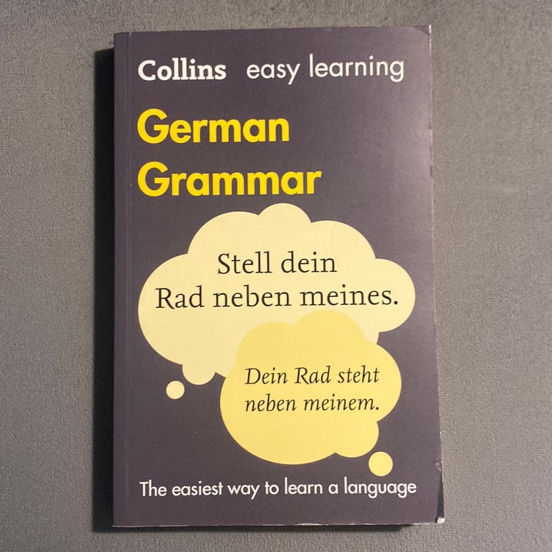 Easy Learning German Grammar: Trusted Support for Learning (Collins Easy Learning)