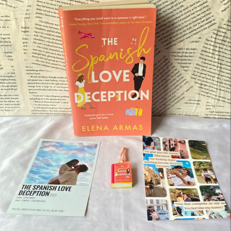 The Spanish Love Deception book box 