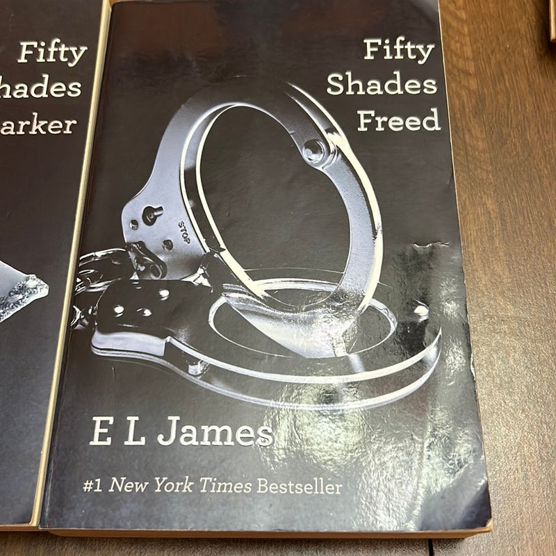 Fifty Shades of Grey Trilogy Books 1-3, Grey, and Freed